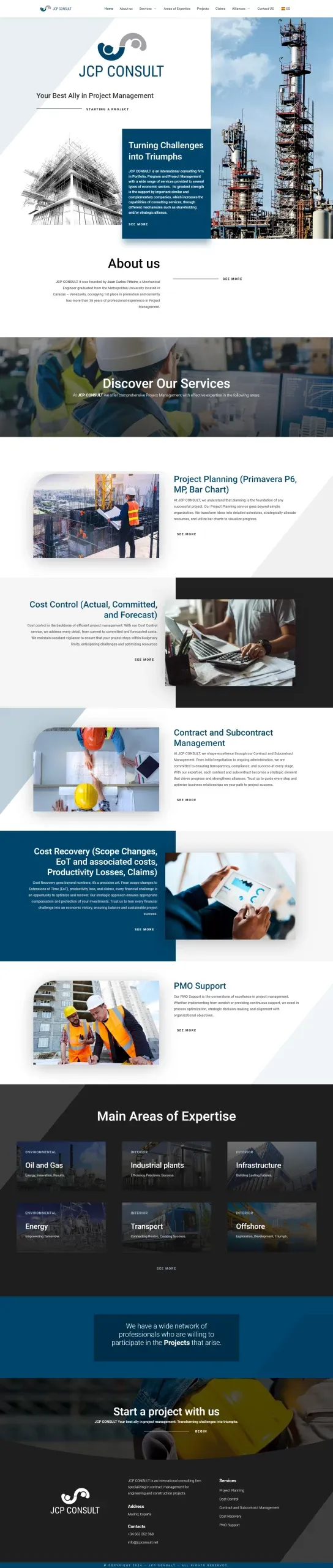 Diseño web JCP Consult